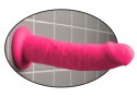 Pipedream Dillio Pink model 23cm z przyssawką - anatomiczny kształt