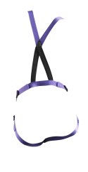 Pipedream Dillio Uprząż Strap-On z elementem PVC 19cm fioletowy