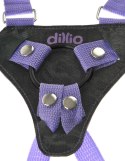 Pipedream Dillio Uprząż Strap-On z elementem PVC 19cm fioletowy