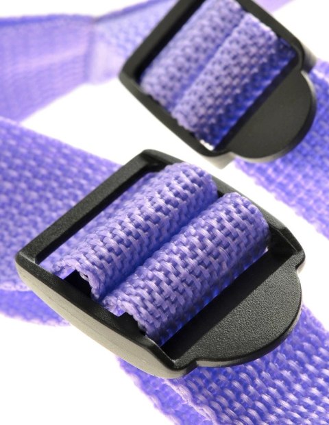 Pipedream Dillio Uprząż Strap-On z elementem PVC 19cm fioletowy Pipedream Dillio Uprząż Strap-On z elementem PVC 19cm fioletowy