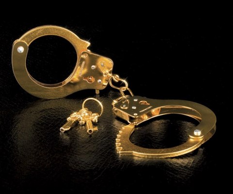 Pipedream Fetish Fantasy Gold kajdanki z kluczykiem, złote, z systemem bezpieczeństwa Pipedream Fetish Fantasy Gold kajdanki z kluczykiem, złote, z systemem bezpieczeństwa