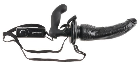 Pipedream Fetish Fantasy Strap-On z funkcją wibracji, czarny, 19 cm Pipedream Fetish Fantasy Strap-On z funkcją wibracji, czarny, 19 cm