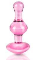 Pipedream Icicles 24 - szklany korek do masażu kulkowy 9,5 cm