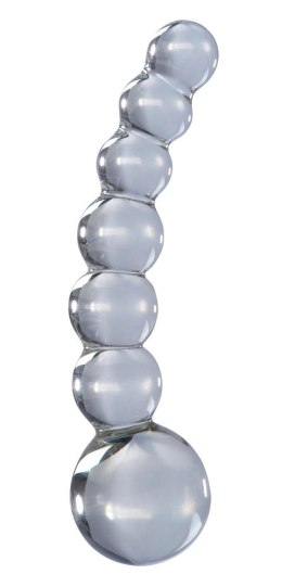 Pipedream Icicles 29 - Szklany masażer kulkowy, długość 12 cm