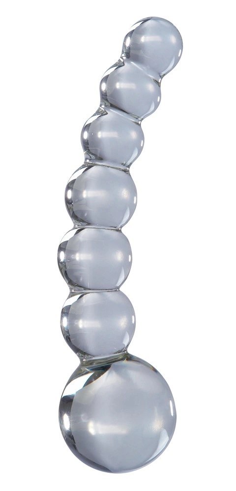 Pipedream Icicles 29 - Szklany masażer kulkowy, długość 12 cm Pipedream Icicles 29 - Szklany masażer kulkowy, długość 12 cm