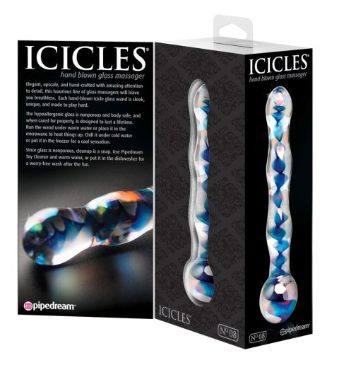 Pipedream Icicles Model 24 - Ręcznie Wykonany Szklany Masażer 17,5 cm Pipedream Icicles Model 24 - Ręcznie Wykonany Szklany Masażer 17,5 cm