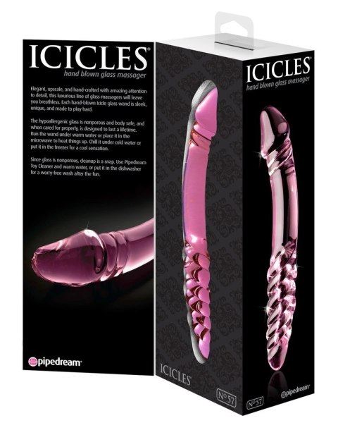 Pipedream Icicles model 24 - szklany masażer dwustronny 23 cm Pipedream Icicles model 24 - szklany masażer dwustronny 23 cm
