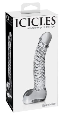 Pipedream Icicles szklane narzędzie anatomiczne zakrzywione 16,5 cm