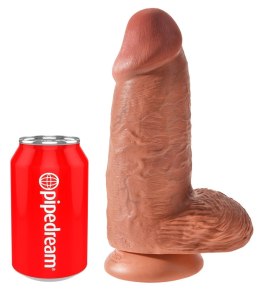 Pipedream King Cock 23 cm ciemny model z przyssawką, duży rozmiar