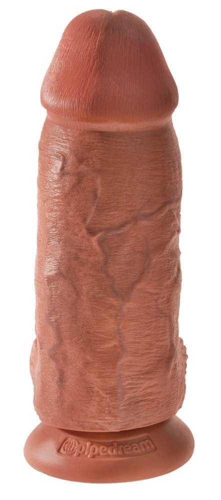 Pipedream King Cock 23 cm ciemny model z przyssawką, duży rozmiar Pipedream King Cock 23 cm ciemny model z przyssawką, duży rozmiar