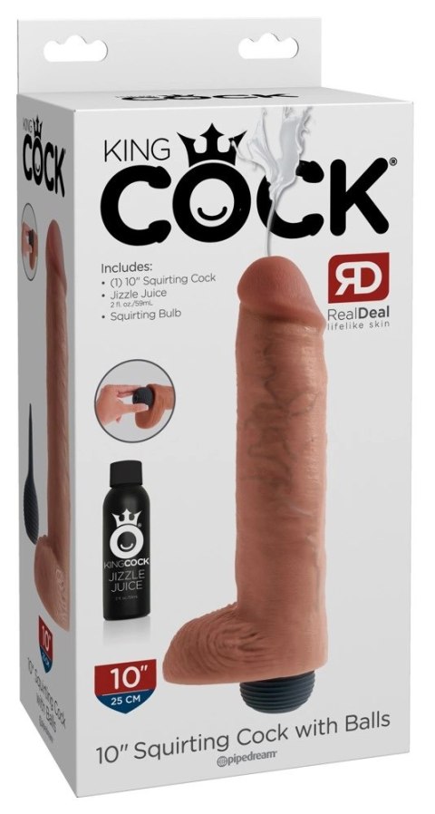 Pipedream King Cock 25 cm Naturalistyczny Model z Systemem Wyrzutu Jasny Pipedream King Cock 25 cm Naturalistyczny Model z Systemem Wyrzutu Jasny