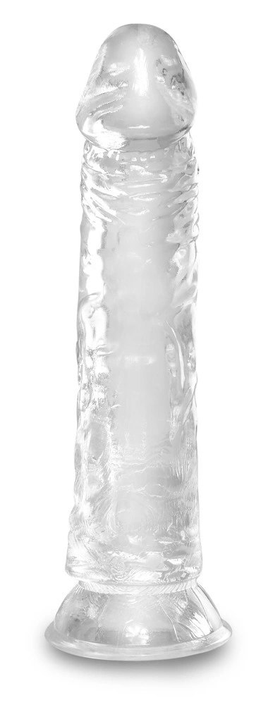 Pipedream King Cock Clear 20 cm - Przezroczysty model z przyssawką Pipedream King Cock Clear 20 cm - Przezroczysty model z przyssawką