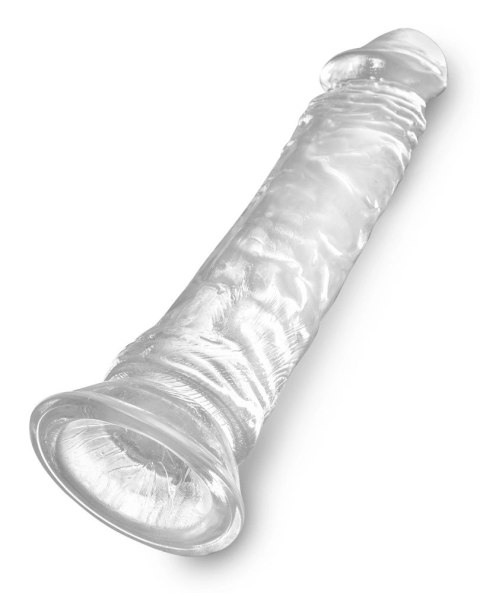 Pipedream King Cock Clear 20 cm - Przezroczysty model z przyssawką Pipedream King Cock Clear 20 cm - Przezroczysty model z przyssawką