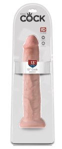 Pipedream King Cock Model 33 cm z Przyssawką Jasny Beżowy