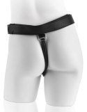 Pipedream King Cock Uprząż z nasadką 20 cm ciemna, system regulacji