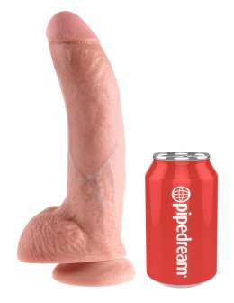 Pipedream King Cock model 23 cm jasny - anatomiczny kształt, przyssawka