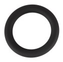 Black Velvets Elastyczny Pierścień 5 cm Czarny Silikonowy
