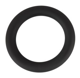 Black Velvets Elastyczny Pierścień 5 cm Czarny Silikonowy