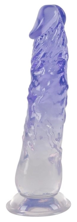 Crystal Model 22cm - Transparentny anatomiczny produkt z przyssawką