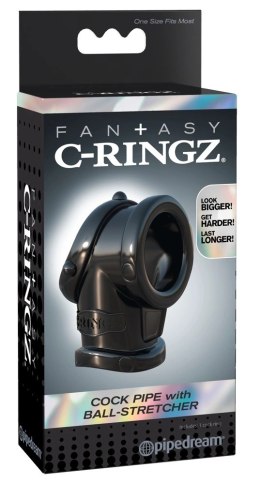 Fantasy C-Ringz Czarny Pierścień Funkcyjny TPR 8,3 cm
