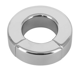 Fetish Collection stalowy pierścień magnetyczny 20 mm, srebrny