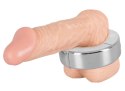 Fetish Collection stalowy pierścień magnetyczny 20 mm, srebrny