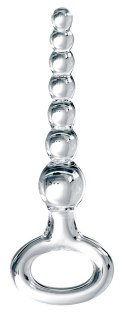 Icicles Szklany Łańcuszek Kulisty z Uchwytem 20,5cm Przezroczysty