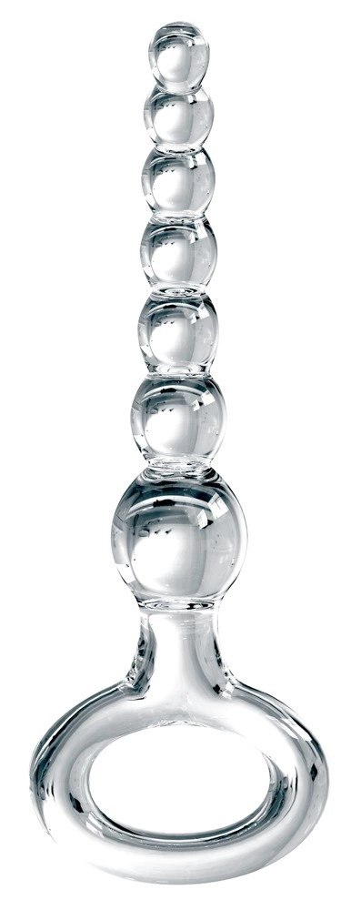 Icicles Szklany Łańcuszek Kulisty z Uchwytem 20,5cm Przezroczysty Icicles Szklany Łańcuszek Kulisty z Uchwytem 20,5cm Przezroczysty