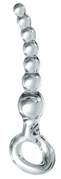 Icicles Szklany Łańcuszek Kulisty z Uchwytem 20,5cm Przezroczysty