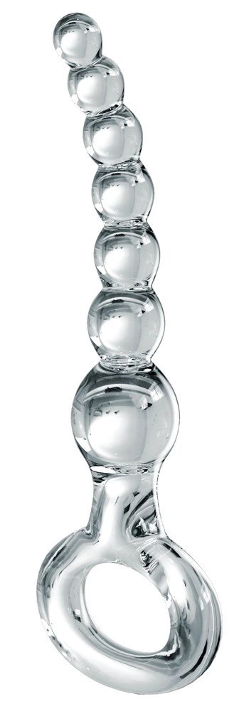 Icicles Szklany Łańcuszek Kulisty z Uchwytem 20,5cm Przezroczysty Icicles Szklany Łańcuszek Kulisty z Uchwytem 20,5cm Przezroczysty