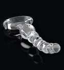 Icicles Szklany Łańcuszek Kulisty z Uchwytem 20,5cm Przezroczysty