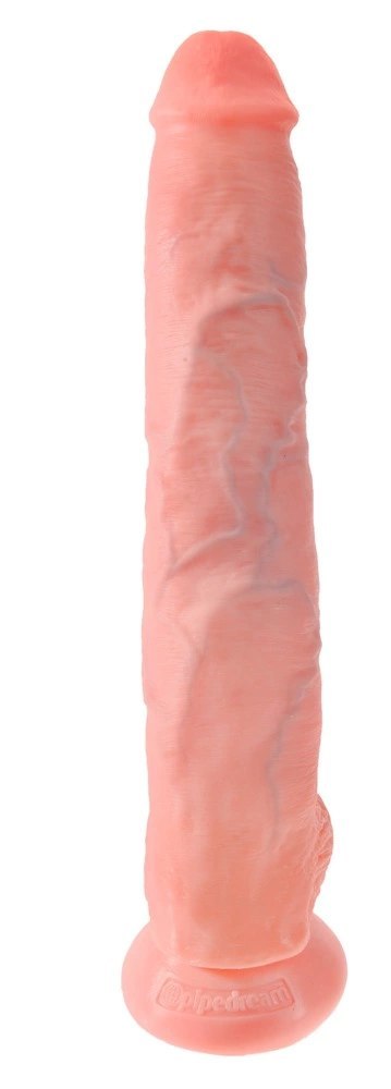 King Cock Duży model anatomiczny z przyssawką 36 cm jasny beż King Cock Duży model anatomiczny z przyssawką 36 cm jasny beż
