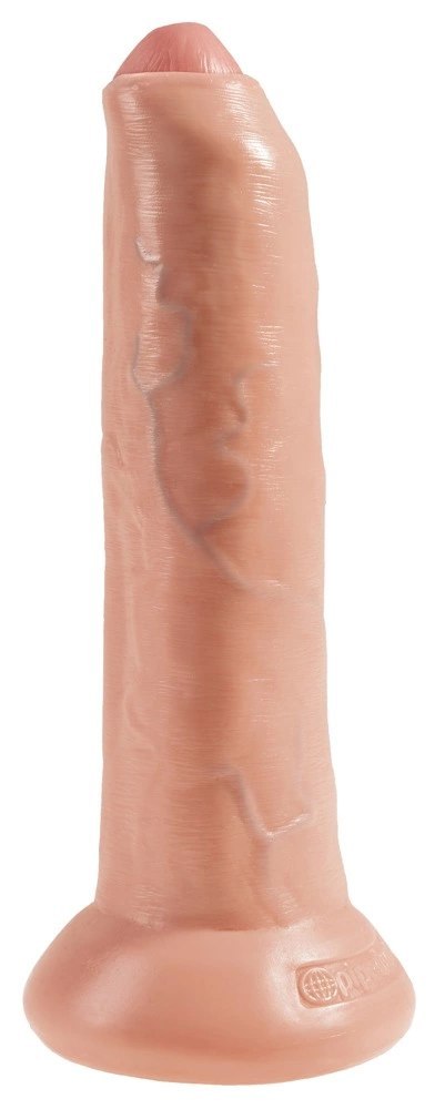 King Cock Model 23 cm z ruchomą powłoką - jasny odcień, przyssawka King Cock Model 23 cm z ruchomą powłoką - jasny odcień, przyssawka