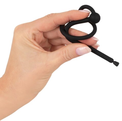 Mystim Plug do cewki moczowej z ruchomym pierścieniem, silikon 12,7 cm Mystim Plug do cewki moczowej z ruchomym pierścieniem, silikon 12,7 cm