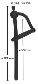 Mystim Plug do cewki moczowej z ruchomym pierścieniem, silikon 12,7 cm