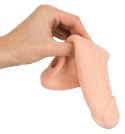 Nature Skin Powiększająca Nakładka Intymna +5 cm TPE 21 cm beżowa