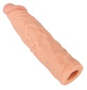 Nature Skin Sleeve Extension TPR powiększająca +3cm, beżowy, 19,5cm