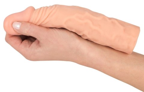 Nature Skin Sleeve Extension TPR powiększająca +3cm, beżowy, 19,5cm Nature Skin Sleeve Extension TPR powiększająca +3cm, beżowy, 19,5cm