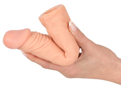 Nature Skin Sleeve Extension TPR powiększająca +3cm, beżowy, 19,5cm Nature Skin Sleeve Extension TPR powiększająca +3cm, beżowy, 19,5cm