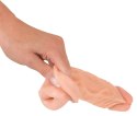 Nature Skin Sleeve Extension TPR powiększająca +3cm, beżowy, 19,5cm