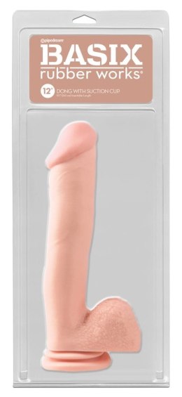 Pipedream Basix Comfort Model 31cm z przyssawką, cielisty odcień