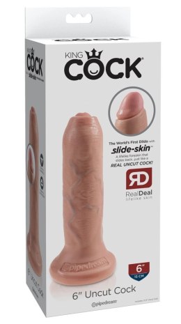 Pipedream King Cock 15 cm Model z Ruchomym Systemem Powierzchniowym Jasny