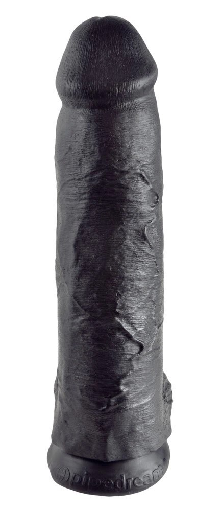 Pipedream King Cock Czarny model z jądrami 30 cm przyssawka PVC Pipedream King Cock Czarny model z jądrami 30 cm przyssawka PVC