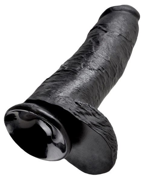 Pipedream King Cock Czarny model z jądrami 30 cm przyssawka PVC Pipedream King Cock Czarny model z jądrami 30 cm przyssawka PVC