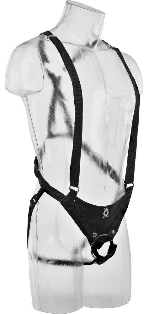 Pipedream King Cock system uprzęży z wyjmowanym elementem 30 cm czarny Pipedream King Cock system uprzęży z wyjmowanym elementem 30 cm czarny