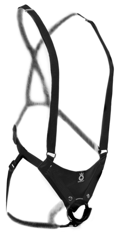 Pipedream King Cock system uprzęży z wyjmowanym elementem 30 cm czarny Pipedream King Cock system uprzęży z wyjmowanym elementem 30 cm czarny