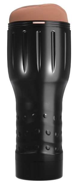 Pussy To Go model 560196 - kompaktowa maszyna intymna z teksturą TPE