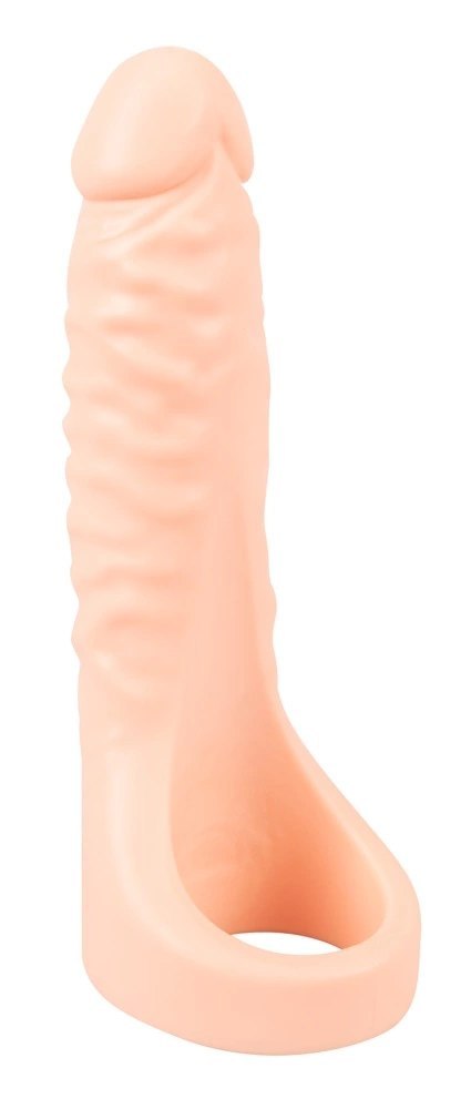 Realistixxx Double Fucker - Pierścień elastyczny z anatomiczną nakładką 18 cm Realistixxx Double Fucker - Pierścień elastyczny z anatomiczną nakładką 18 cm