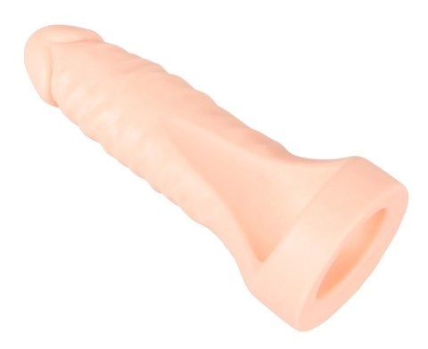 Realistixxx Double Fucker - Pierścień elastyczny z anatomiczną nakładką 18 cm Realistixxx Double Fucker - Pierścień elastyczny z anatomiczną nakładką 18 cm