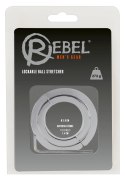 Rebel Lockable Ball Stretcher stalowy pierścień zamykany 3,8 cm
